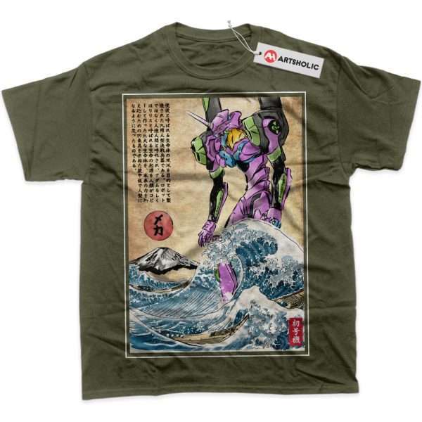 EVA-02 Shirt, Neon Genesis Evangelion Shirt, Anime Shirt, Graphic T-Shirt