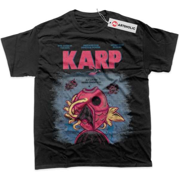 Jaws x Magikarp Shirt, Pokemon Shirt, Anime Shirt, Graphic T-Shirt