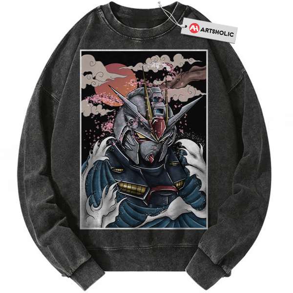 GAT-X105 Strike Gundam Sweatshirt, Anime Sweatshirt, Vintage Sweatshirt