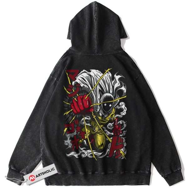 Saitama Hoodie, One Punch Man Hoodie, Anime Hoodie, Vintage Hoodie