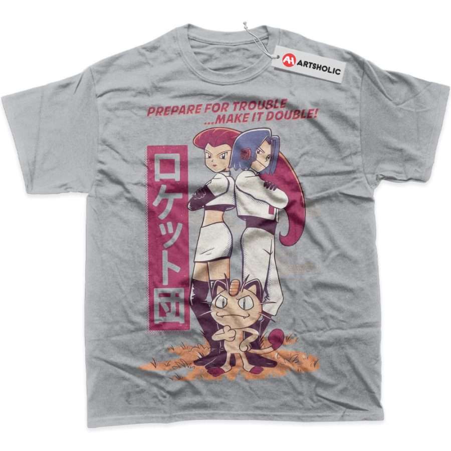 Team Rocket Shirt, Pokemon Shirt, Anime Shirt, Graphic T-Shirt