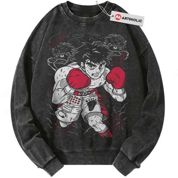 Ippo Makunouchi Sweatshirt, Hajime no Ippo Sweatshirt, Anime Sweatshirt, Vintage Sweater