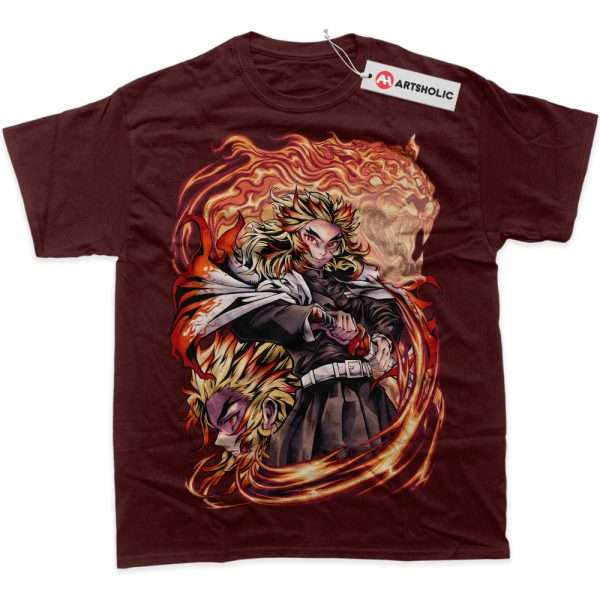 Kyojuro Rengoku Shirt, Demon Slayer Shirt, Anime Shirt, Graphic T-Shirt