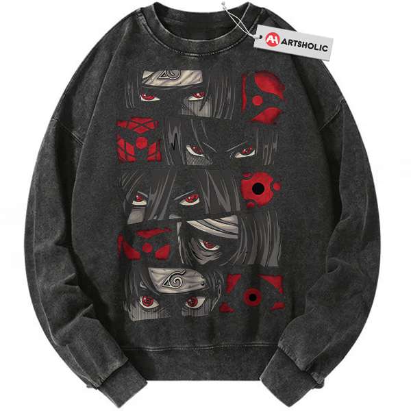 Sharingan Sweatshirt, Naruto Sweatshirt, Anime Sweatshirt, Vintage Sweatshirt