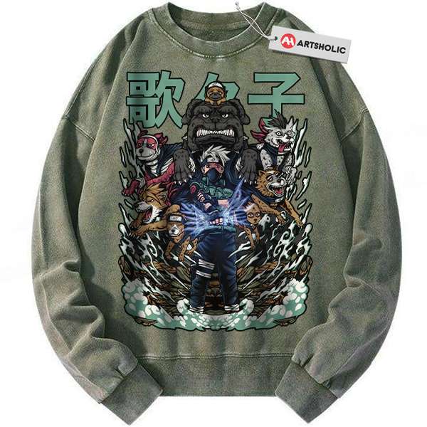 Kakashi Hatake Sweatshirt, Naruto Sweatshirt, Anime Sweatshirt, Vintage Sweater