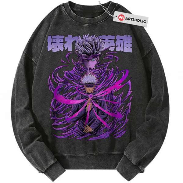 Satoru Gojo Sweatshirt, Jujutsu Kaisen Sweatshirt, Anime Sweatshirt, Vintage Sweater