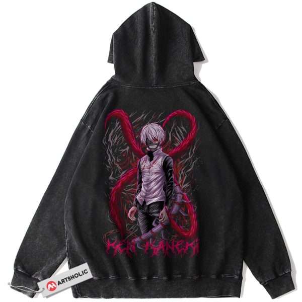Ken Kaneki Hoodie, Tokyo Ghoul Hoodie, Anime Hoodie, Vintage Hoodie