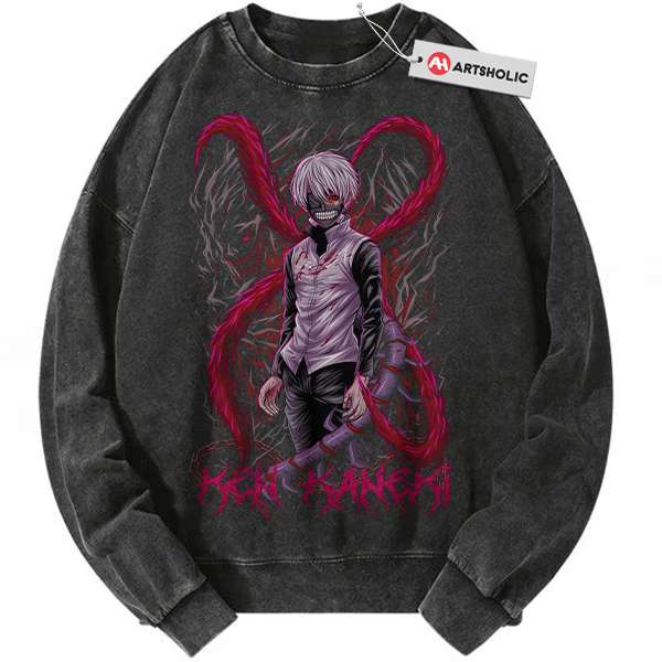 Ken Kaneki Sweatshirt, Tokyo Ghoul Sweatshirt, Anime Sweatshirt, Vintage Sweater