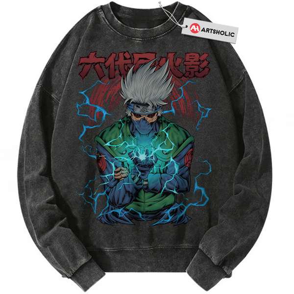 Kakashi Hatake Sweatshirt, Naruto Sweatshirt, Anime Sweatshirt, Vintage Sweater