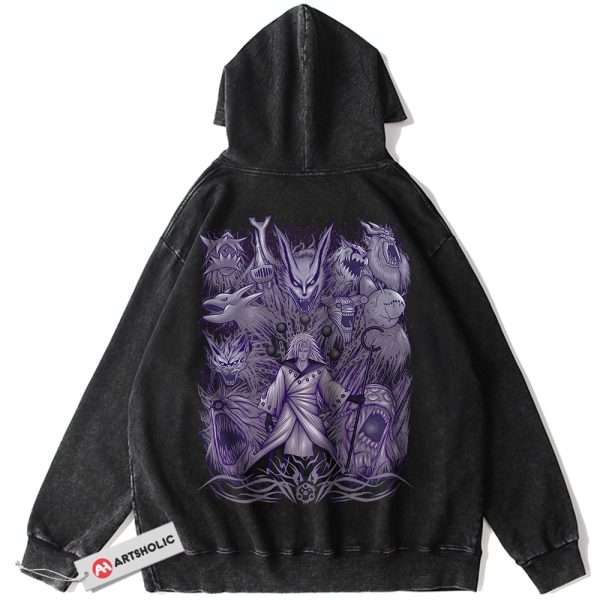 Madara Uchiha Hoodie, Naruto Hoodie, Anime Hoodie, Vintage Hoodie