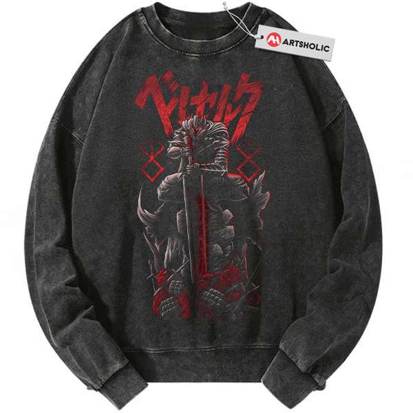 Guts Sweatshirt, Berserk Sweatshirt, Anime Sweatshirt, Vintage Sweatshirt