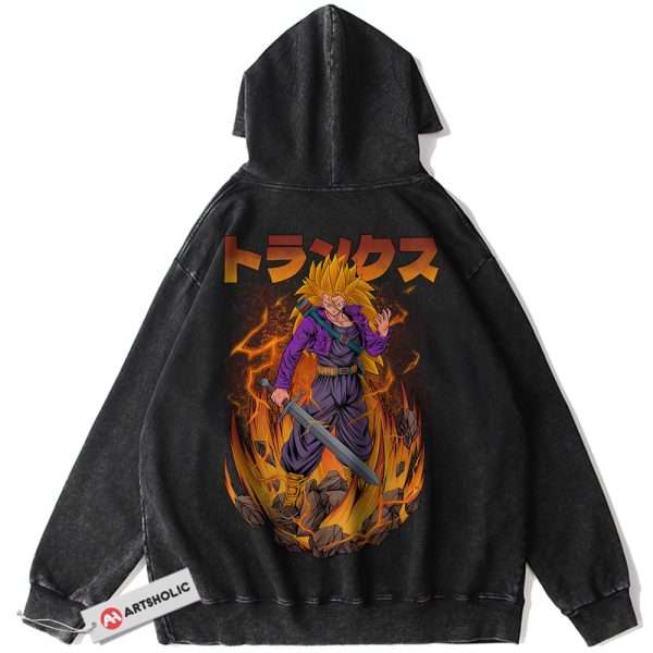 Future Trunks Hoodie, Dragon Ball Z Hoodie, DBZ Hoodie, Anime Hoodie, Vintage Hoodie