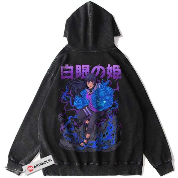 Hinata Hyuga Hoodie, Naruto Hoodie, Anime Hoodie, Vintage Hoodie