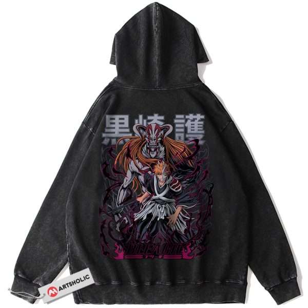 Ichigo Kurosaki Hoodie, Bleach Hoodie, Anime Hoodie, Vintage Hoodie