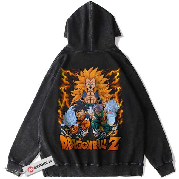 Gotenks Hoodie, Dragon Ball Z Hoodie, DBZ Hoodie, Anime Hoodie, Vintage Hoodie