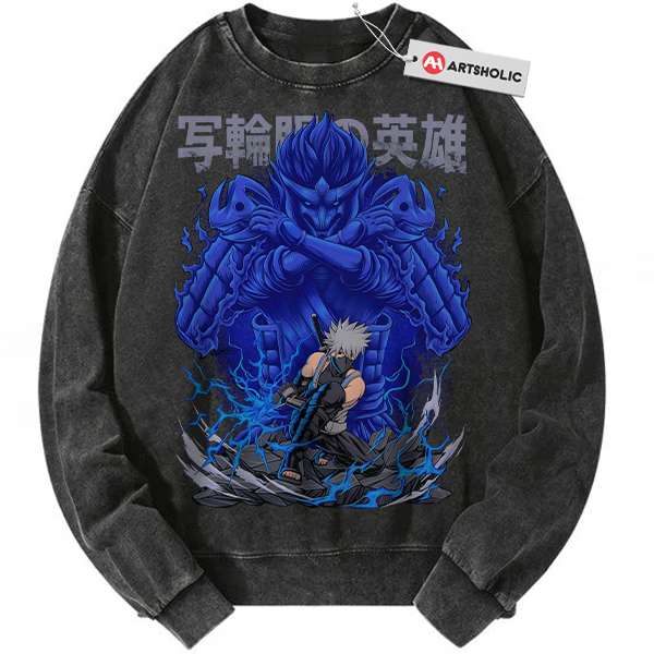 Kakashi Hatake Sweatshirt, Naruto Sweatshirt, Anime Sweatshirt, Vintage Sweater