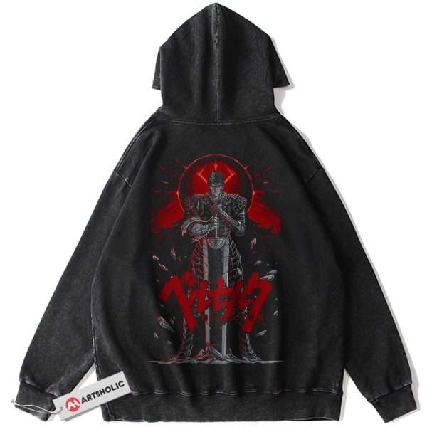 Guts Hoodie, Berserk Hoodie, Anime Hoodie, Vintage Hoodie