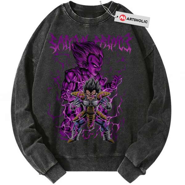 Vegeta Sweatshirt, Dragon Ball Z Sweatshirt, DBZ Sweatshirt, Anime Sweatshirt, Vintage Sweater
