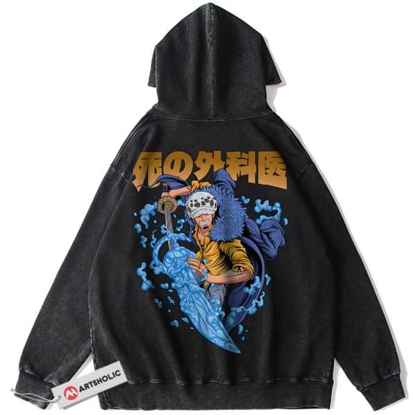 Trafalgar D Water Law Hoodie, One Piece Hoodie, Anime Hoodie, Vintage Hoodie