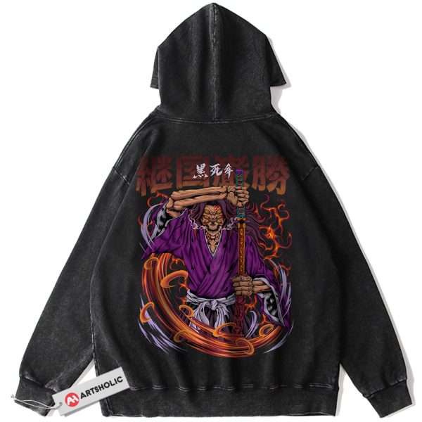Kokushibo Hoodie, Demon Slayer Hoodie, Anime Hoodie, Vintage Hoodie