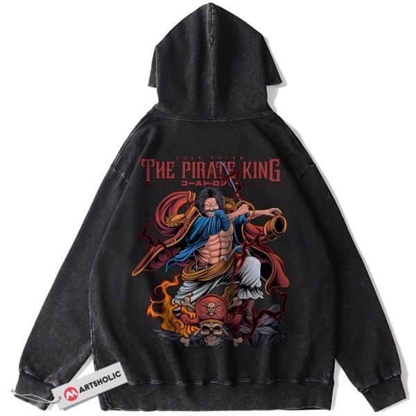 Gol D Roger Hoodie, One Piece Hoodie, Anime Hoodie, Vintage Hoodie