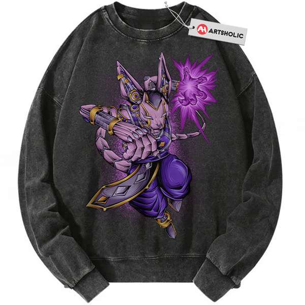 Beerus Sweatshirt, Dragon Ball Z Sweatshirt, DBZ Sweatshirt, Anime Sweatshirt, Vintage Sweater