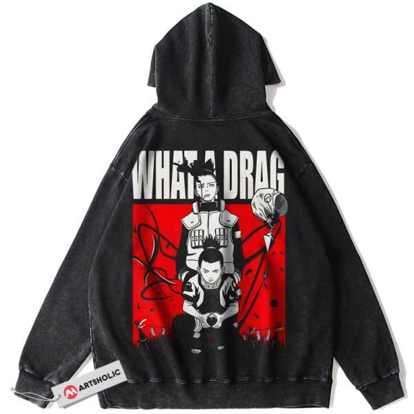 Shikamaru Nara Hoodie, Naruto Hoodie, Anime Hoodie, Vintage Hoodie