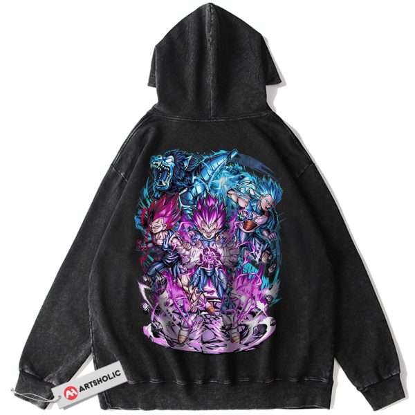 Vegeta Hoodie, Dragon Ball Z Hoodie, DBZ Hoodie, Anime Hoodie, Vintage Hoodie