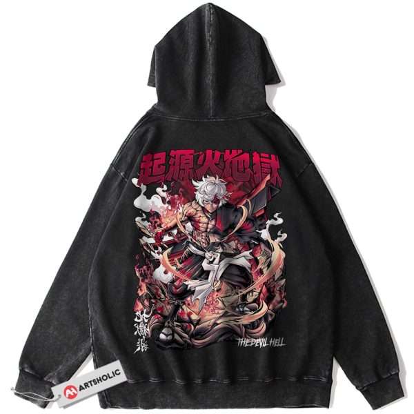 Gabimaru Hoodie, Hell’s Paradise Hoodie, Anime Hoodie, Vintage Hoodie