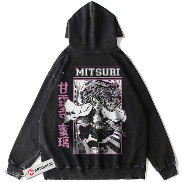 Mitsuri Kanroji Hoodie, Demon Slayer Hoodie, Anime Hoodie, Vintage Hoodie