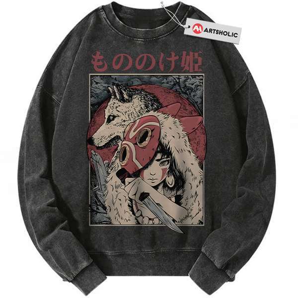 Princess Mononoke Sweatshirt, Studio Ghibli Sweatshirt, Anime Sweatshirt, Vintage Sweater
