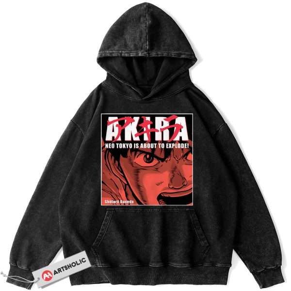 Shotaro Kaneda Hoodie, Akira Hoodie, Anime Hoodie, Vintage Hoodie