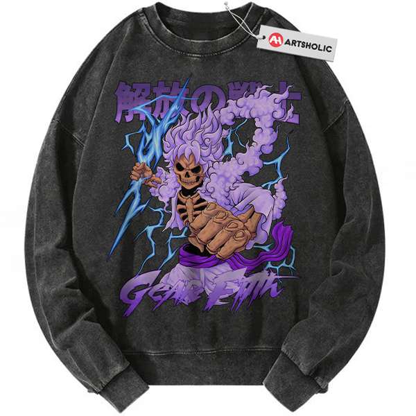 Monkey D Luffy Sweatshirt, One Piece Sweatshirt, Anime Sweatshirt, Vintage Sweater