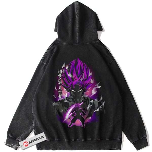 Goku Black Hoodie, Dragon Ball Z Hoodie, DBZ Hoodie, Anime Hoodie, Vintage Hoodie