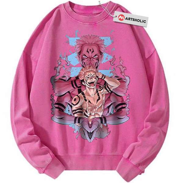 Ryomen Sukuna Sweatshirt, Jujutsu Kaisen Sweatshirt, Anime Sweatshirt, Vintage Sweater