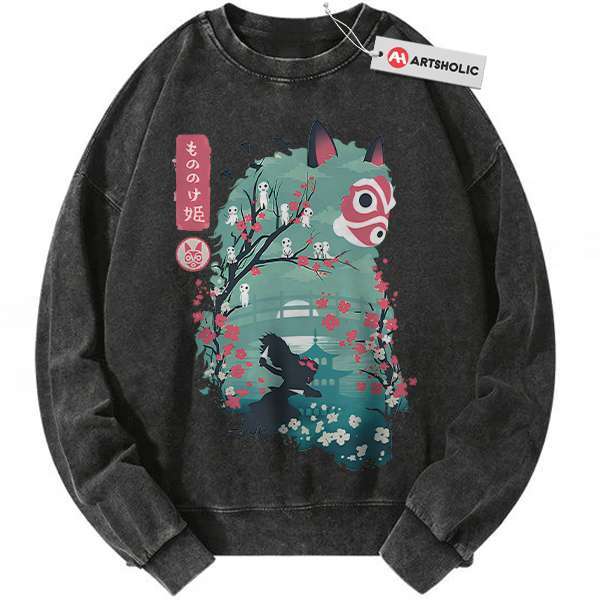 Princess Mononoke Sweatshirt, Studio Ghibli Sweatshirt, Anime Sweatshirt, Vintage Sweater