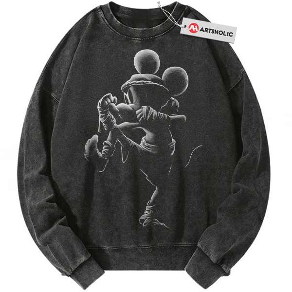 Mickey Mouse Sweatshirt, Disney Sweatshirt, Animated Sweatshirt, Vintage Sweater