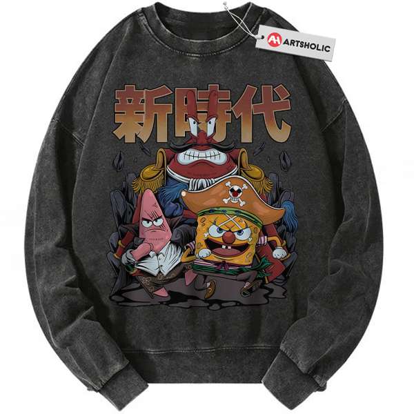 SpongeBob SquarePants Sweatshirt, Animated Sweatshirt, Vintage Sweatshirt