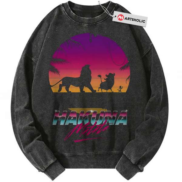 Hakuna Matata Sweatshirt, The Lion King Sweatshirt, Disney Sweatshirt, Animated Sweatshirt, Vintage Sweater