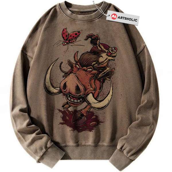 Timon and Pumbaa Sweatshirt, The Lion King Sweatshirt, Animated Sweatshirt, Vintage Sweater