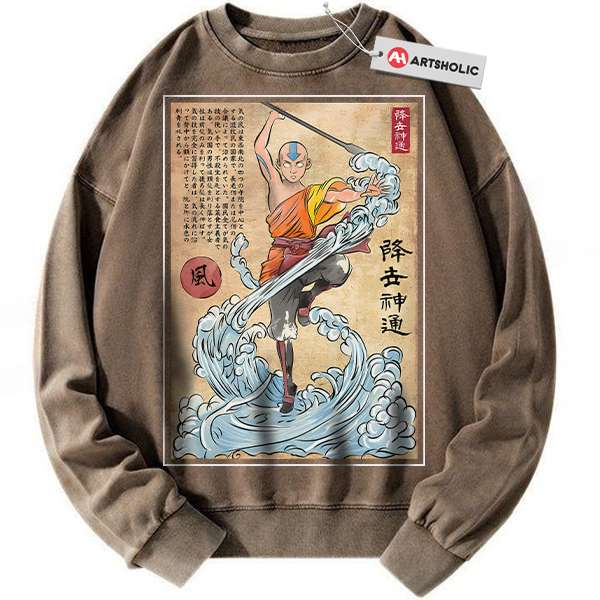 Aang Sweatshirt, Avatar the Last Airbender Sweatshirt, Animated Sweatshirt, Vintage Sweater