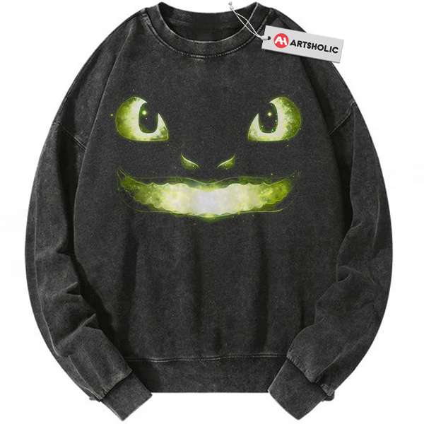 Toothless Sweatshirt, How to Train Your Dragon Sweatshirt, Animated Sweatshirt, Vintage Sweater