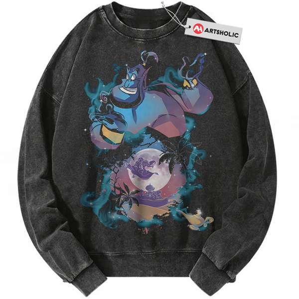 Genie Sweatshirt, Aladdin Sweatshirt, Disney Sweatshirt, Animated Sweatshirt, Vintage Sweater