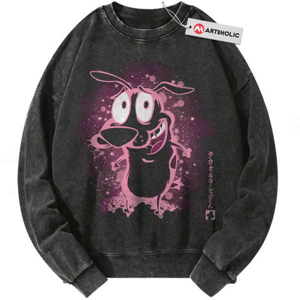 Courage the Cowardly Dog Sweatshirt, Animated Sweatshirt, Vintage Sweater