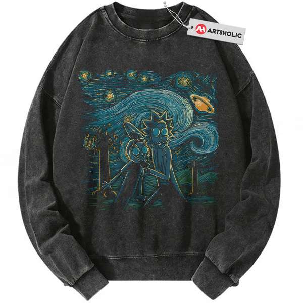 Rick and Morty Sweatshirt, Animated Sweatshirt, Vintage Sweater