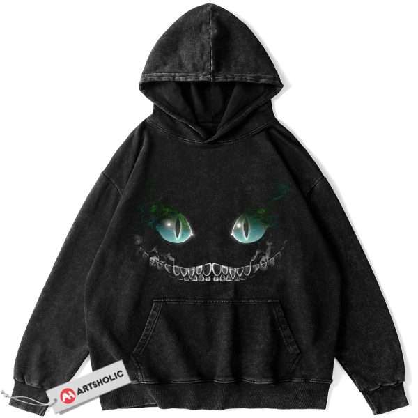 Cheshire Cat Hoodie, Alice's Adventures in Wonderland Hoodie, Animated Hoodie, Vintage Hoodie