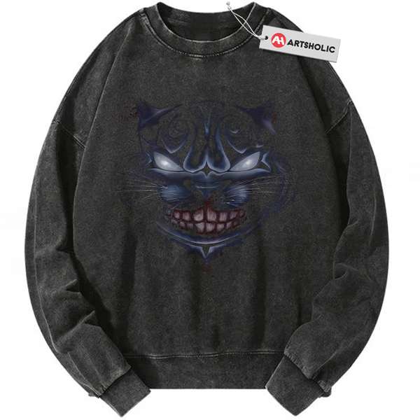Cheshire Cat Sweatshirt, Alice's Adventures in Wonderland Sweatshirt, Animated Sweatshirt, Vintage Sweater