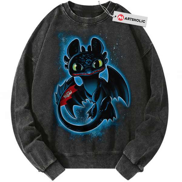 Toothless Sweatshirt, How to Train Your Dragon Sweatshirt, Animated Sweatshirt, Vintage Sweatshirt