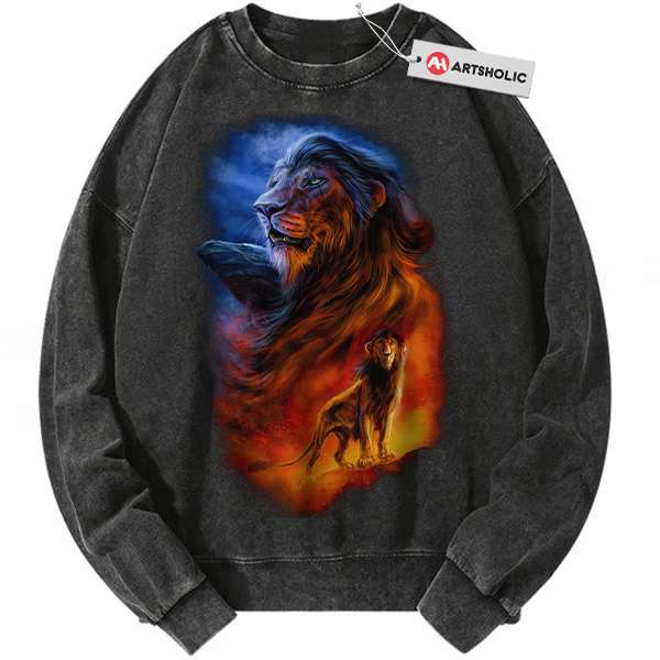 Scar Sweatshirt, The Lion King Sweatshirt, Disney Sweatshirt, Animated Sweatshirt, Vintage Sweatshirt