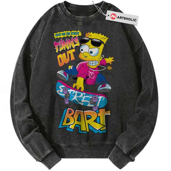 Bart Simpson Sweatshirt, The Simpsons Sweatshirt, Animated Sweatshirt, Vintage Sweater